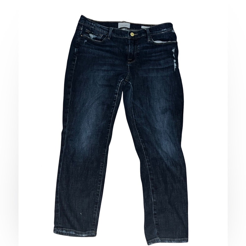 FRAME Le Garcon Crop Jeans